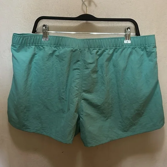 Patagonia Women’s Early Teal Barely Baggies Shorts 2 1/2” Size XL - Picture 7 of 10